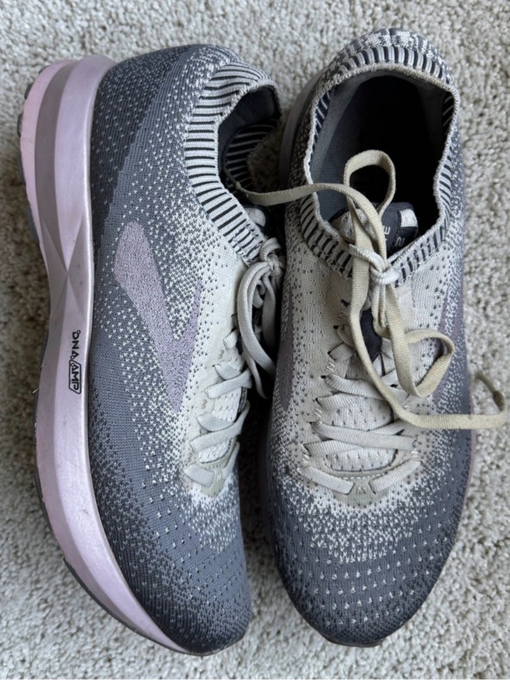 Brooks Levitate 2 Women's Running Shoes Size 9.5 B Gray Rose Pink 1202791B060
